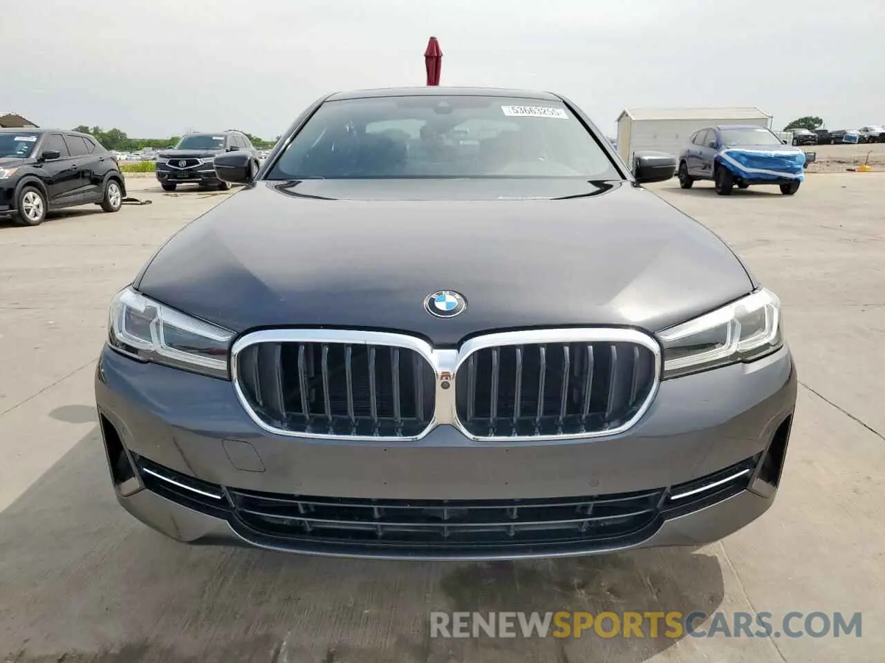 5 fotografías del automóvil dañado WBA53BJ05MWX21583 BMW 5 SERIES 2021