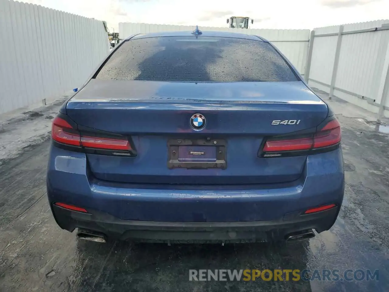 6 fotografías del automóvil dañado WBA53BJ09MCF41902 BMW 5 SERIES 2021