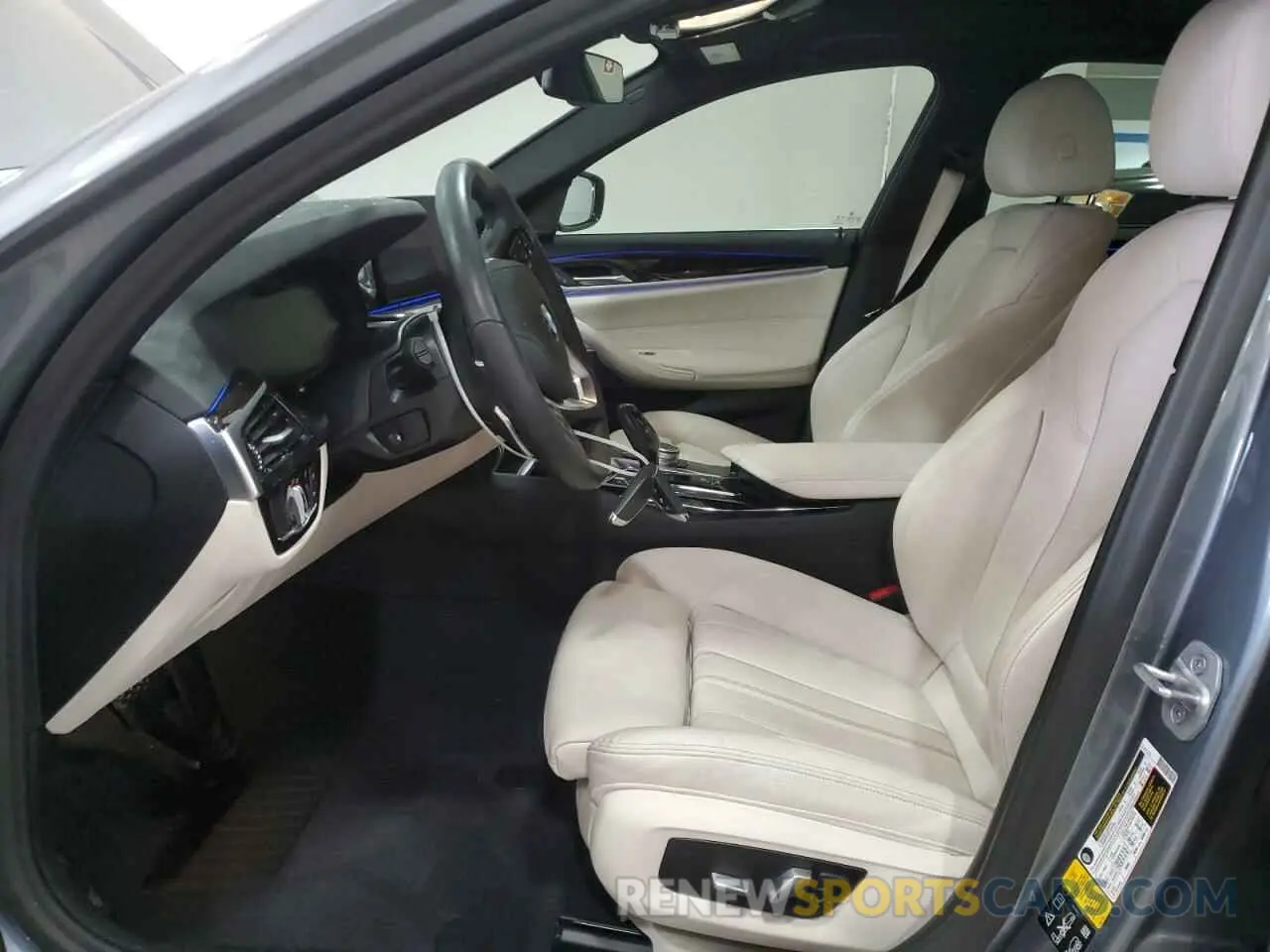 7 fotografías del automóvil dañado WBA73BJ00MCF27699 BMW 5 SERIES 2021