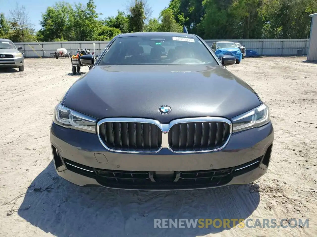 5 fotografías del automóvil dañado WBA73BJ03MWW90293 BMW 5 SERIES 2021