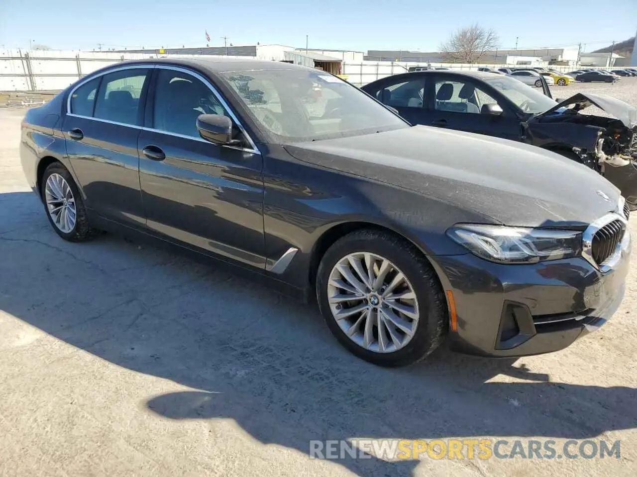 4 fotografías del automóvil dañado WBA73BJ07MCF04162 BMW 5 SERIES 2021