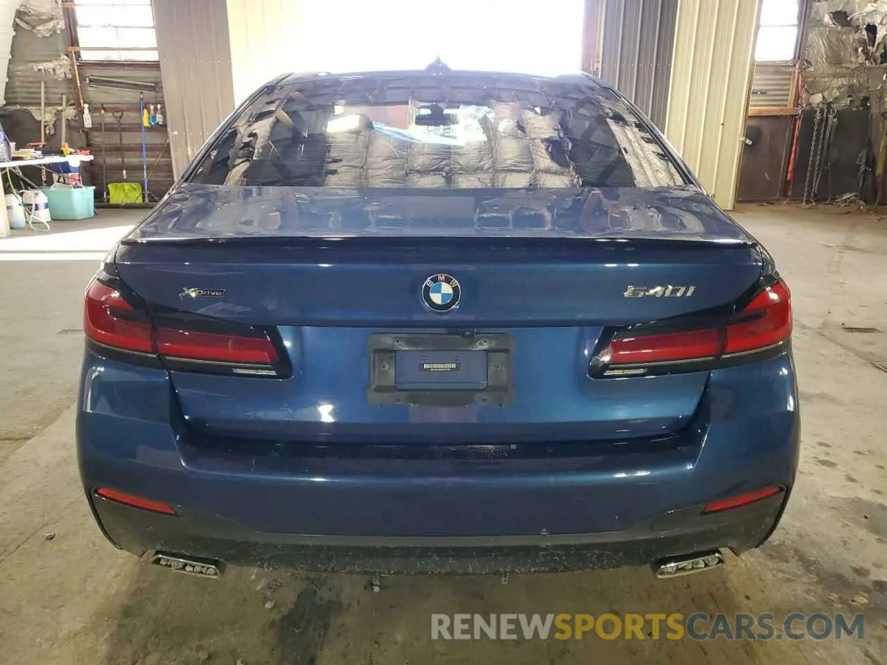 6 fotografías del automóvil dañado WBA73BJ08MWW92458 BMW 5 SERIES 2021