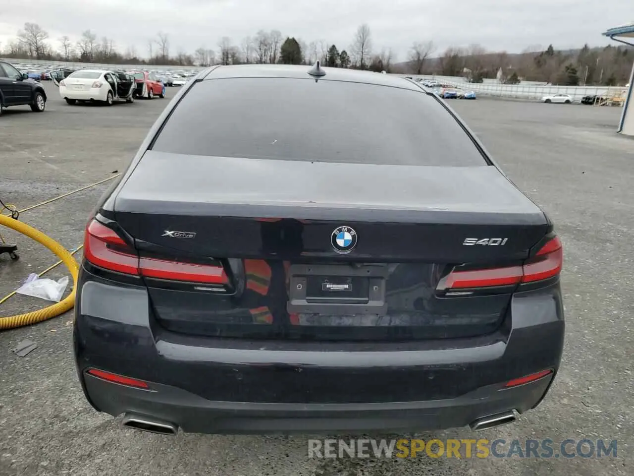 6 fotografías del automóvil dañado WBA73BJ08MWW95327 BMW 5 SERIES 2021