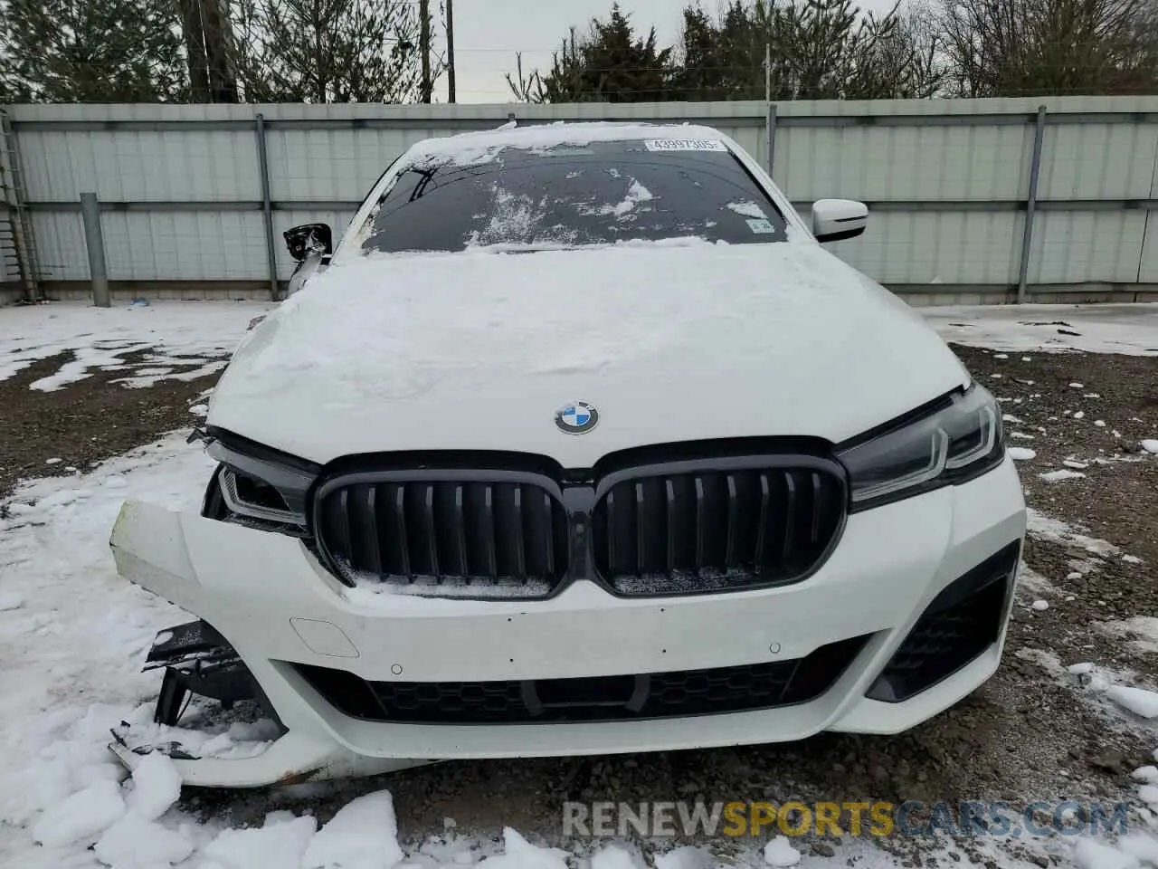 5 fotografías del automóvil dañado WBA73BJ08MWX37611 BMW 5 SERIES 2021