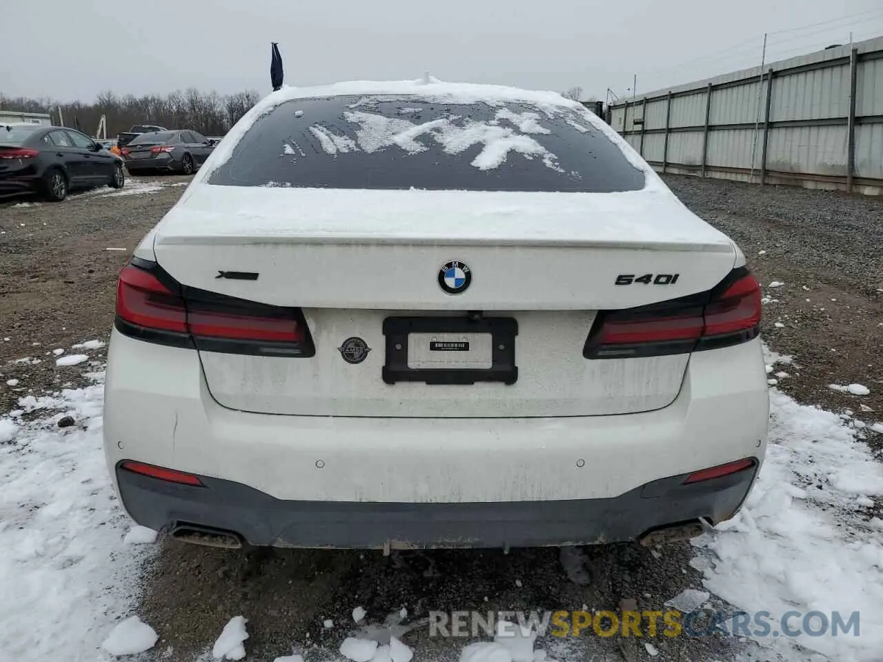 6 fotografías del automóvil dañado WBA73BJ08MWX37611 BMW 5 SERIES 2021