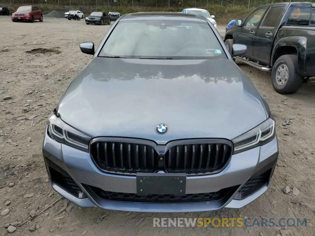 5 fotografías del automóvil dañado WBA73BJ09MCF83530 BMW 5 SERIES 2021