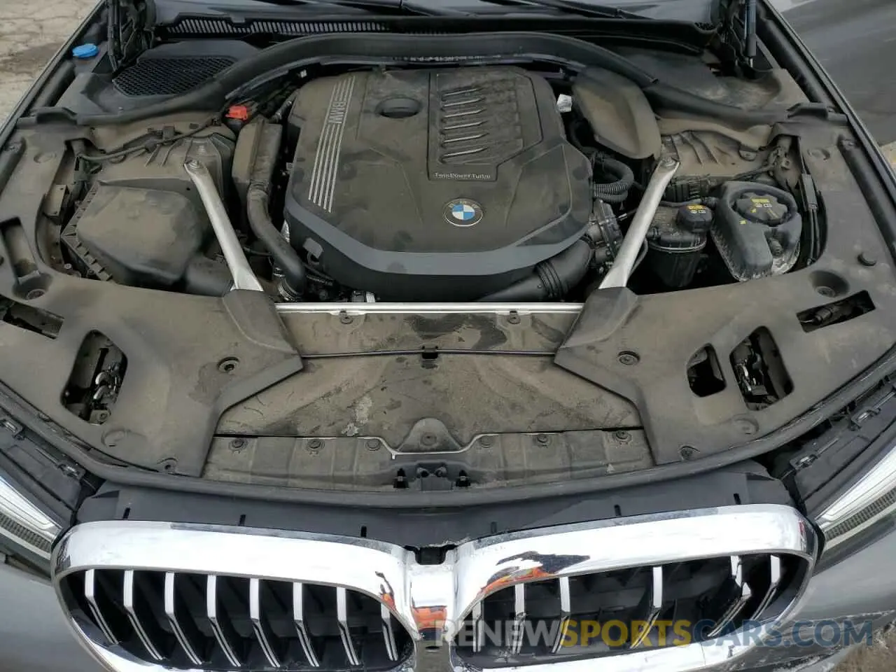 12 fotografías del automóvil dañado WBA73BJ09MWW96289 BMW 5 SERIES 2021