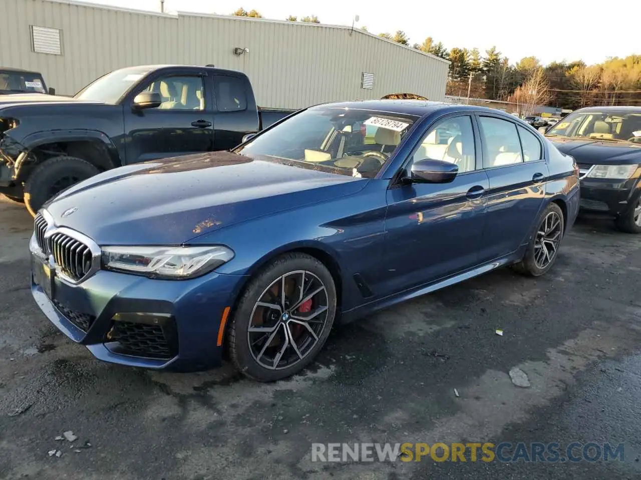1 fotografías del automóvil dañado WBA73BJ0XMCG06278 BMW 5 SERIES 2021