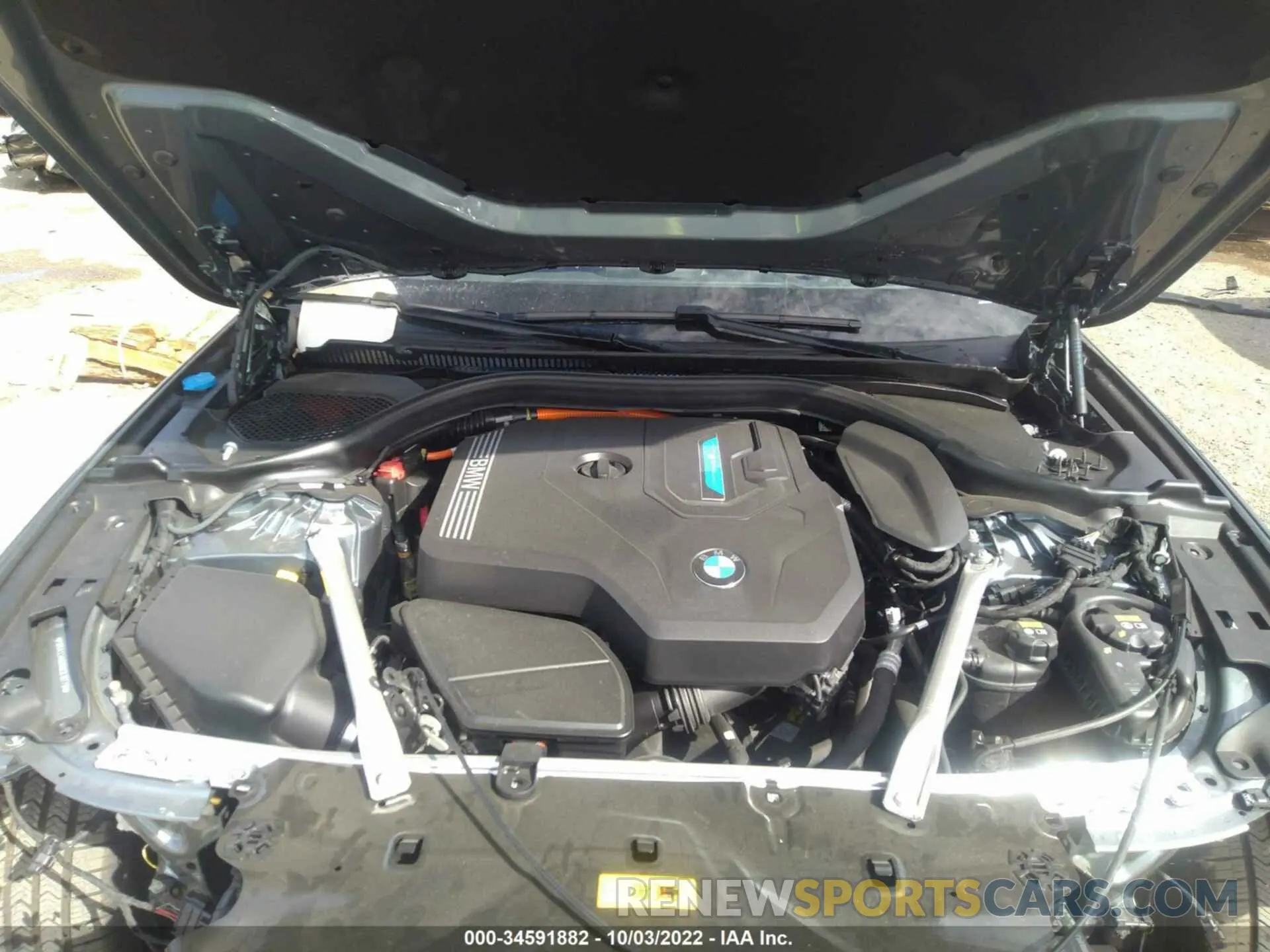 10 fotografías del automóvil dañado WBA13AG0XNCK18778 BMW 5 SERIES 2022