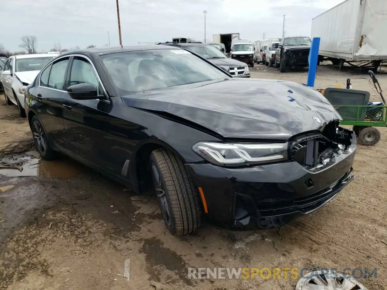 1 fotografías del automóvil dañado WBA13BJ03NCK21763 BMW 5 SERIES 2022