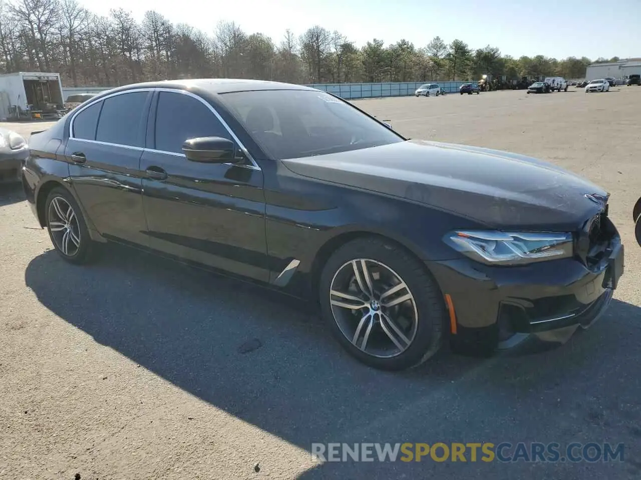 4 fotografías del automóvil dañado WBA13BJ04NWX65199 BMW 5 SERIES 2022