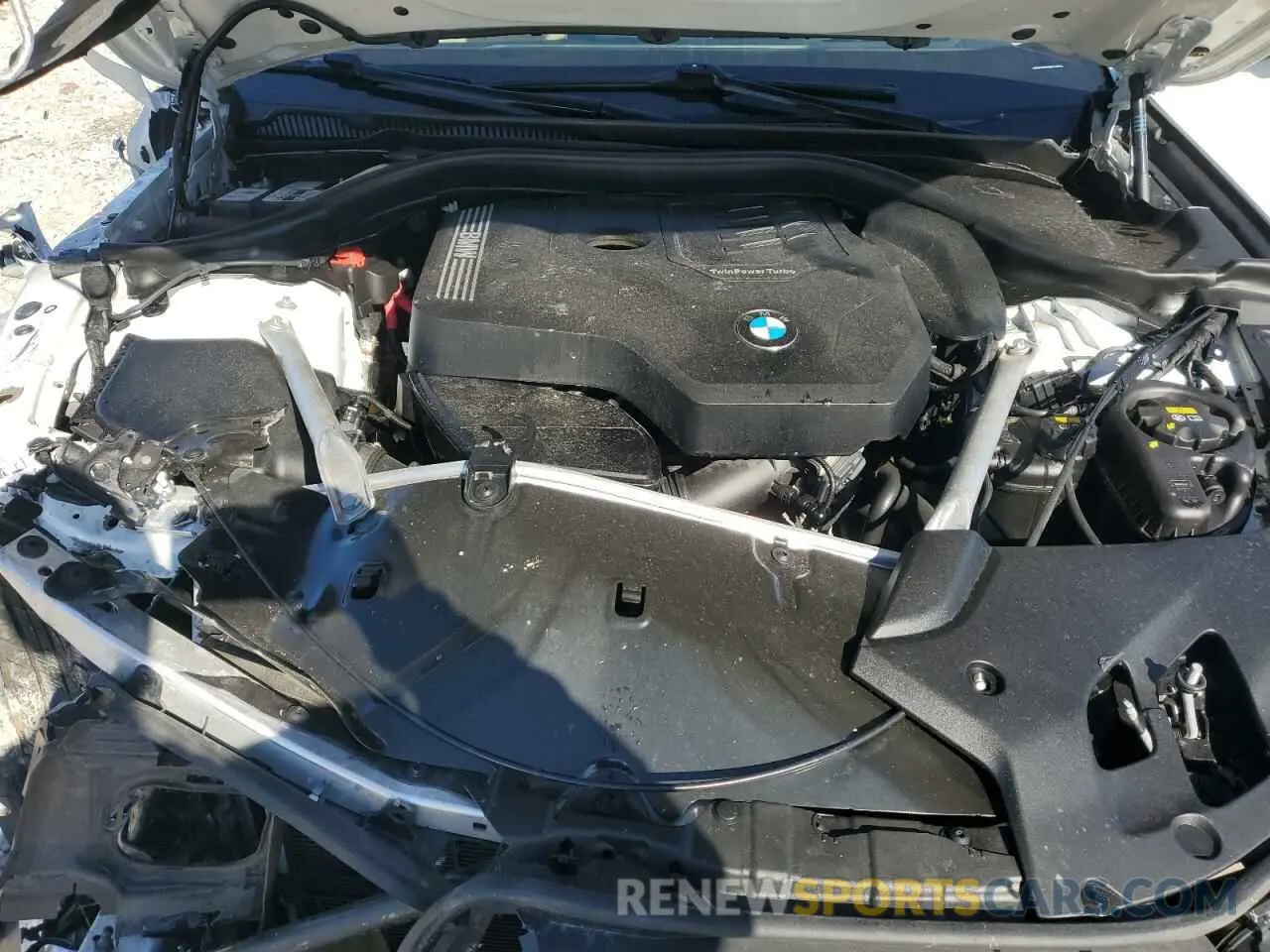 11 fotografías del automóvil dañado WBA53BH00NWX39478 BMW 5 SERIES 2022