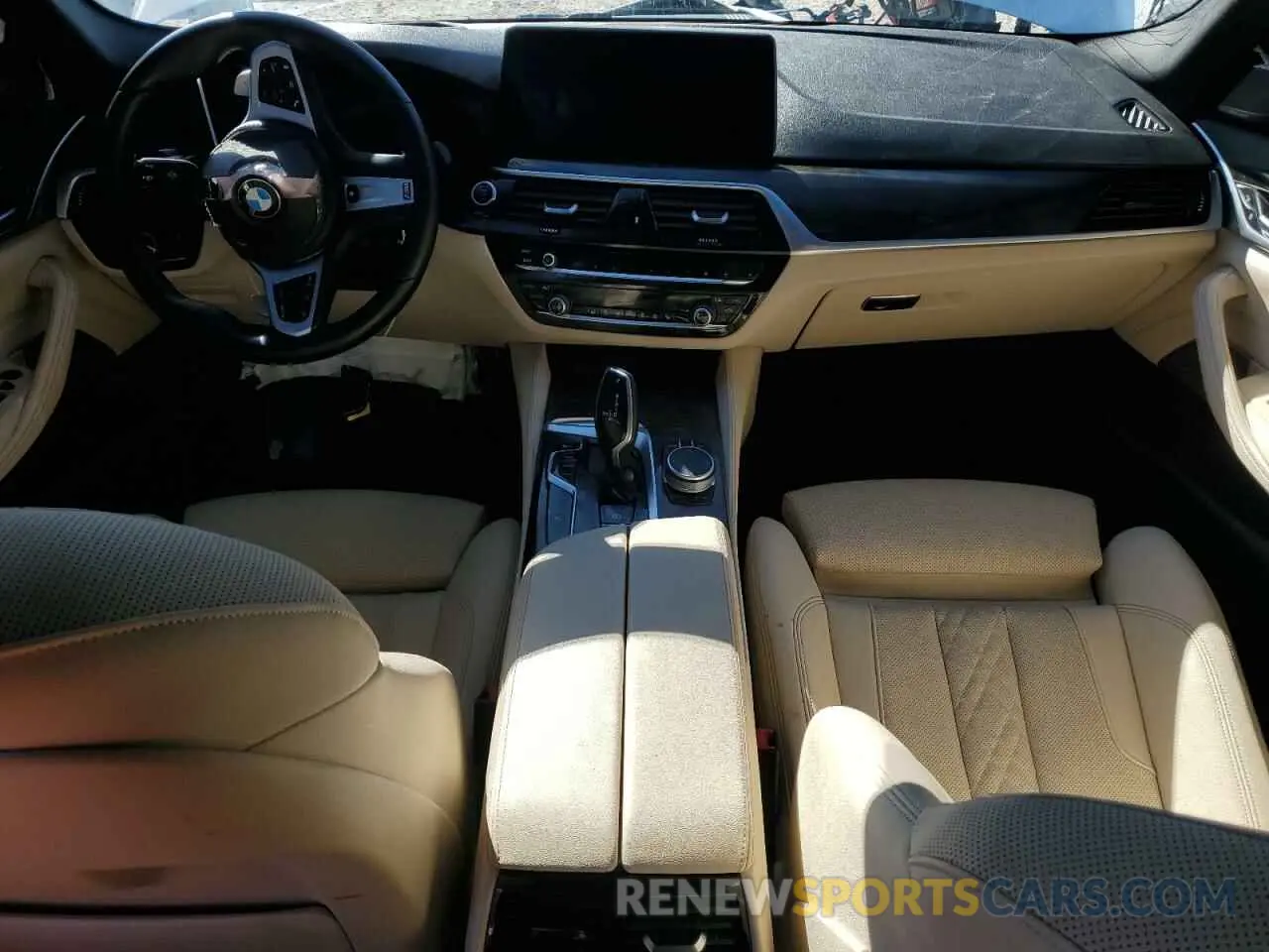 8 fotografías del automóvil dañado WBA53BH00NWX39478 BMW 5 SERIES 2022