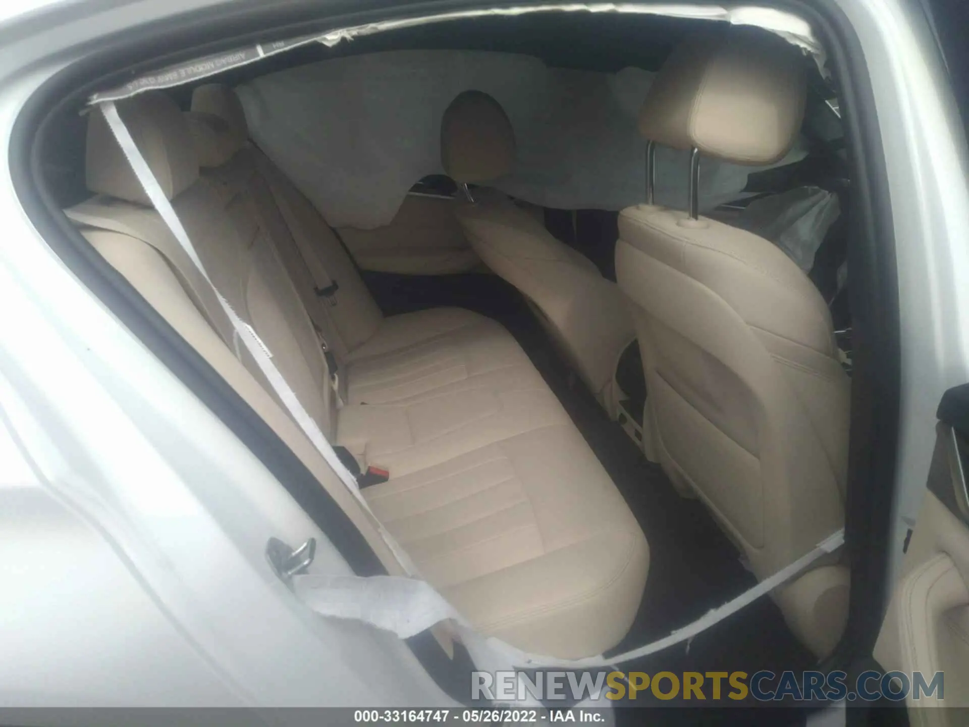 8 fotografías del automóvil dañado WBA53BH01NWX39747 BMW 5 SERIES 2022