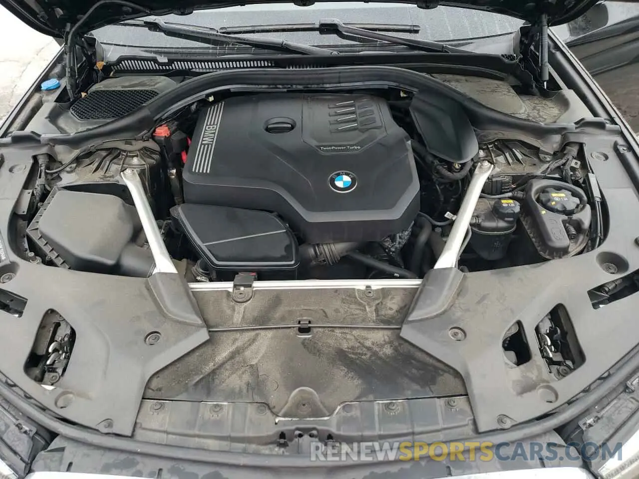 11 fotografías del automóvil dañado WBA53BH02NCJ00259 BMW 5 SERIES 2022