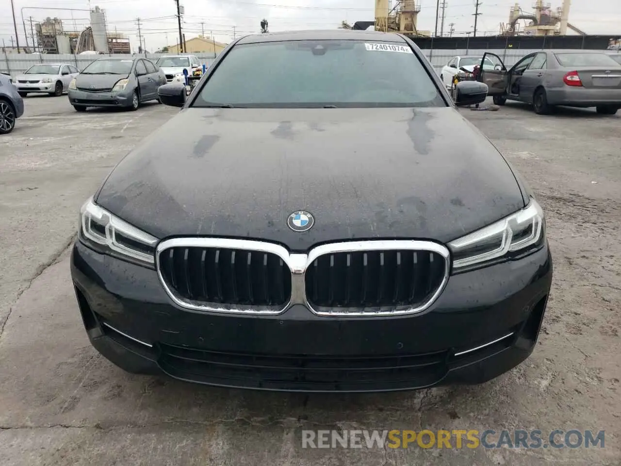 5 fotografías del automóvil dañado WBA53BH02NCJ00259 BMW 5 SERIES 2022