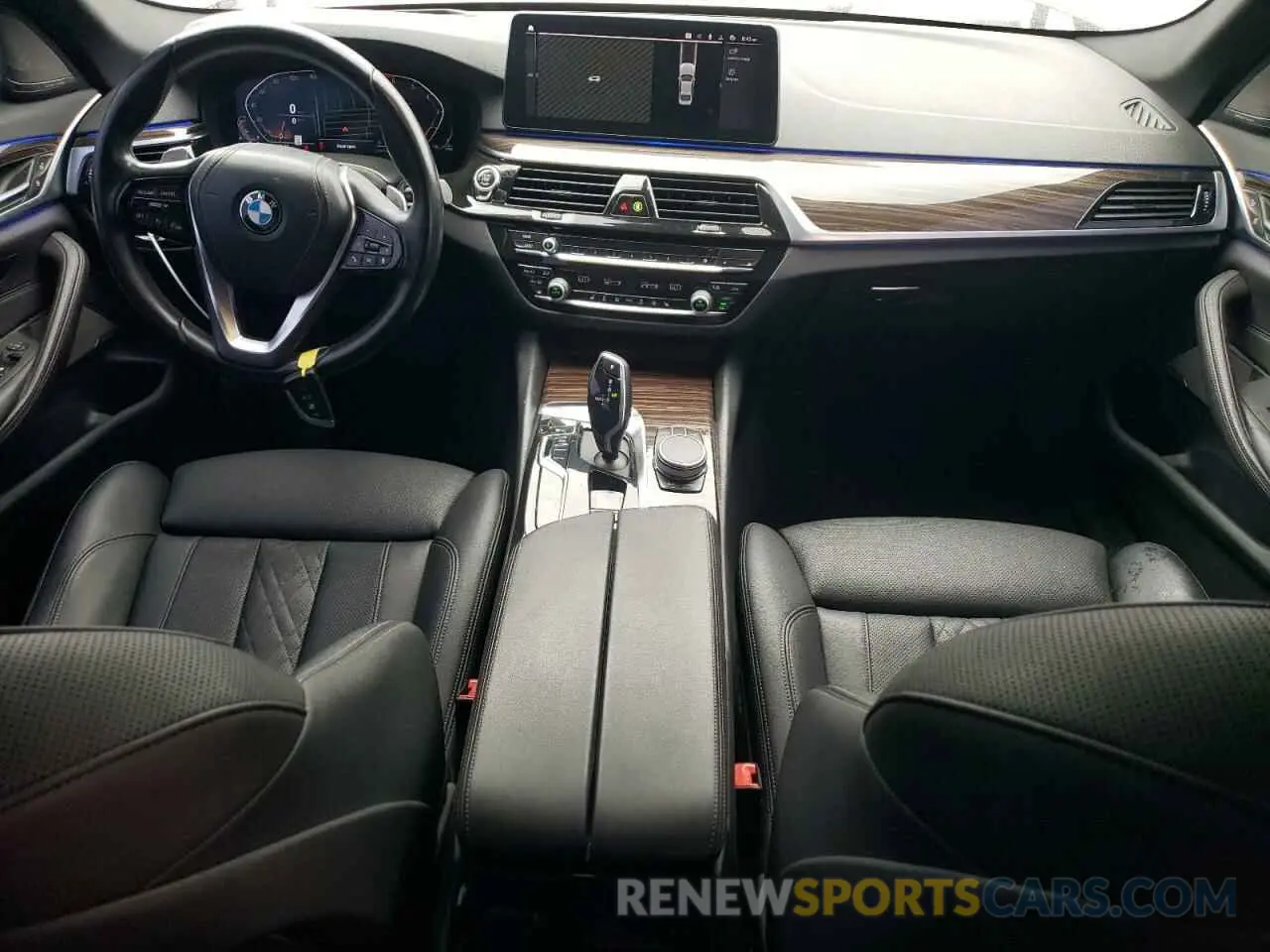 8 fotografías del automóvil dañado WBA53BH02NCJ00259 BMW 5 SERIES 2022