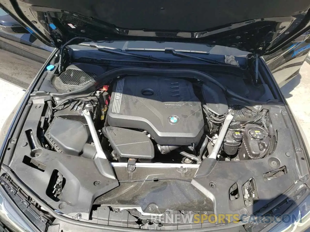 7 fotografías del automóvil dañado WBA53BH02NWX49851 BMW 5 SERIES 2022