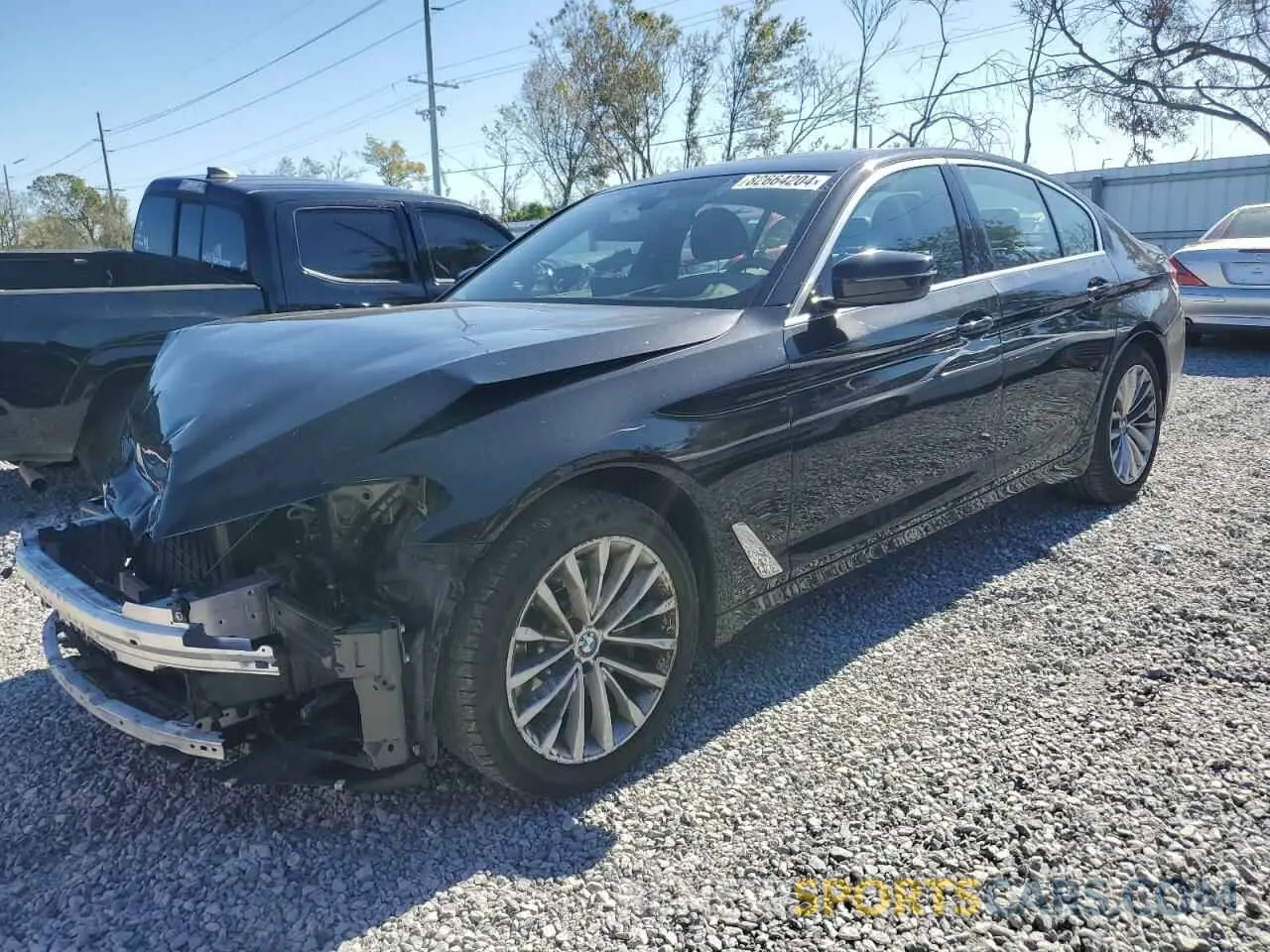 1 fotografías del automóvil dañado WBA53BH06NWX58262 BMW 5 SERIES 2022