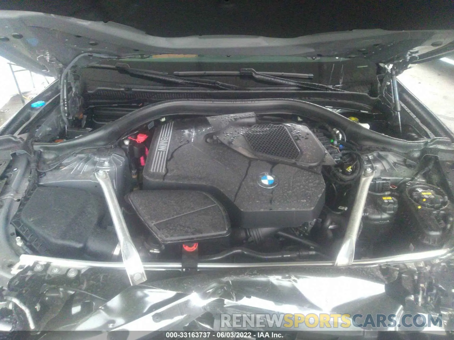 10 fotografías del automóvil dañado WBA53BH08NCJ29734 BMW 5 SERIES 2022