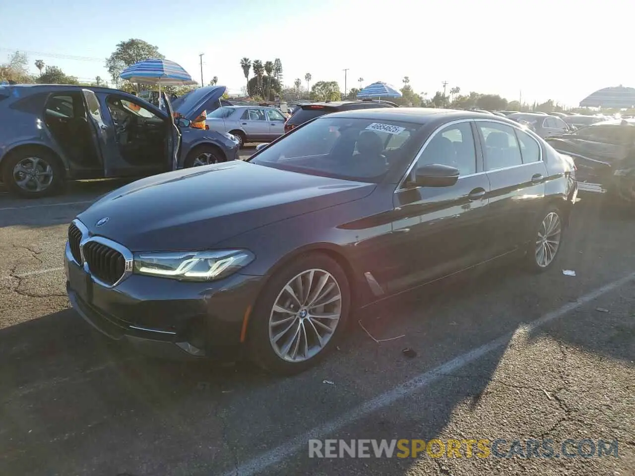 1 fotografías del automóvil dañado WBA53BH0XNWX38371 BMW 5 SERIES 2022