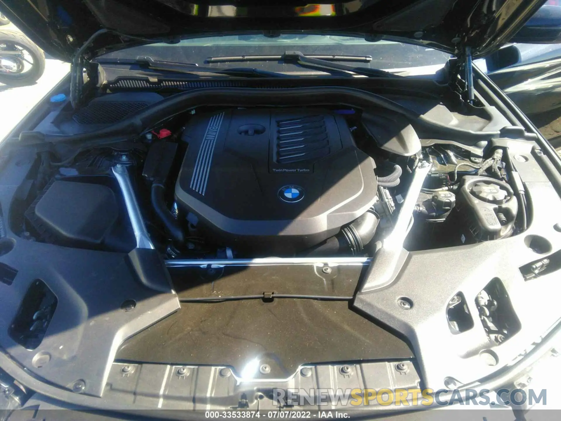 10 fotografías del automóvil dañado WBA53BJ02NCJ91690 BMW 5 SERIES 2022