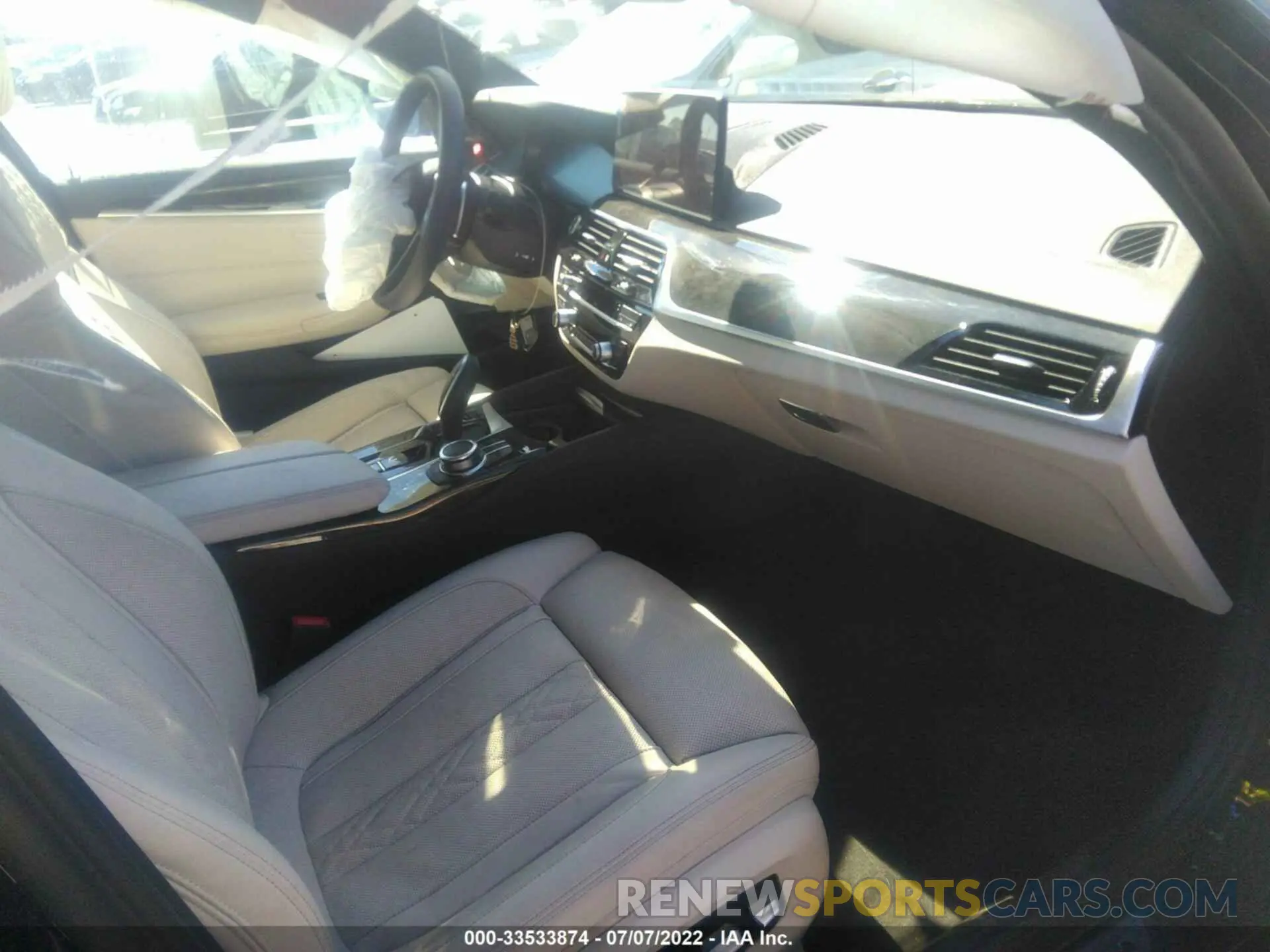 5 fotografías del automóvil dañado WBA53BJ02NCJ91690 BMW 5 SERIES 2022