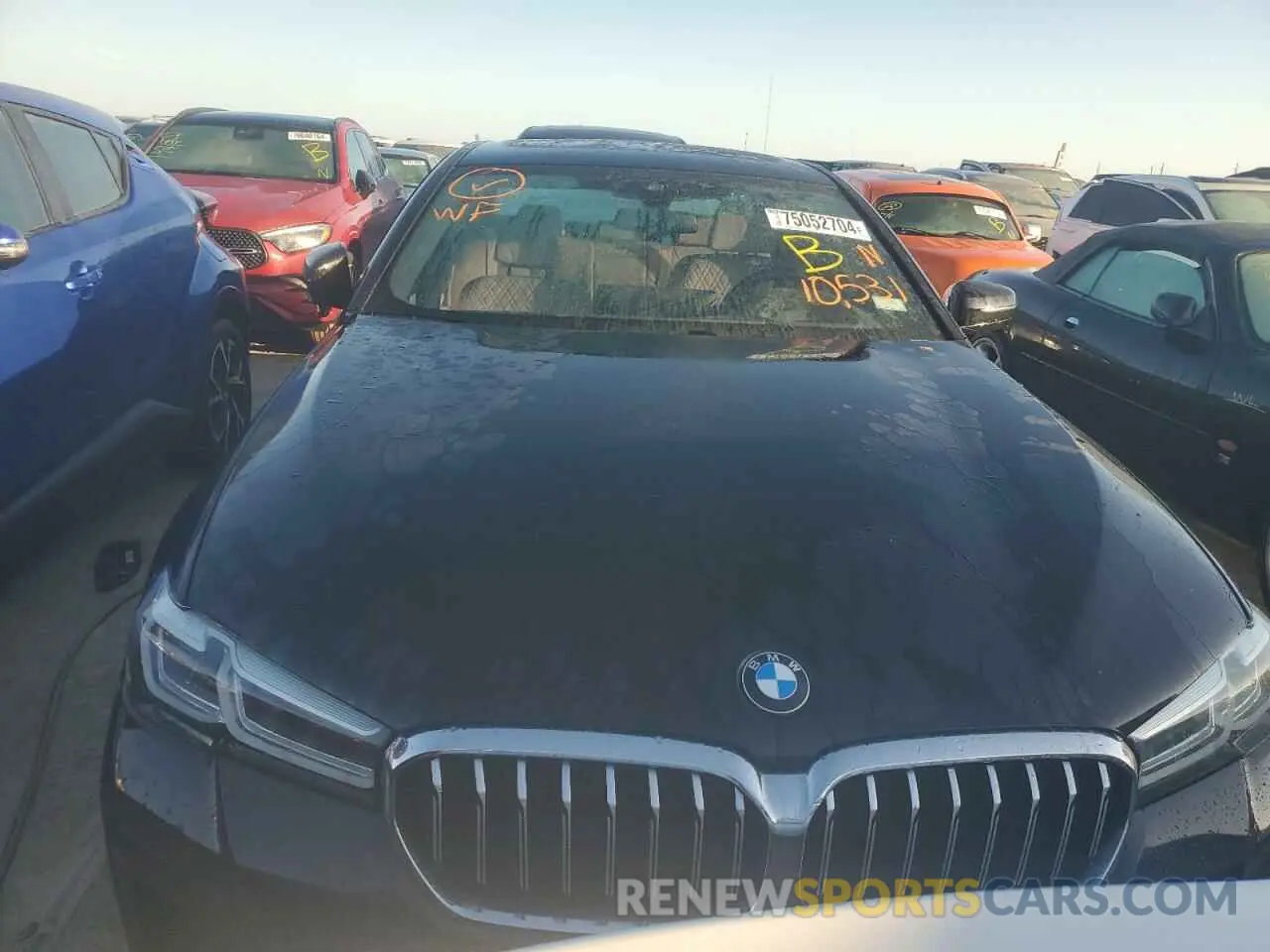 5 fotografías del automóvil dañado WBA53BJ04NCJ54334 BMW 5 SERIES 2022