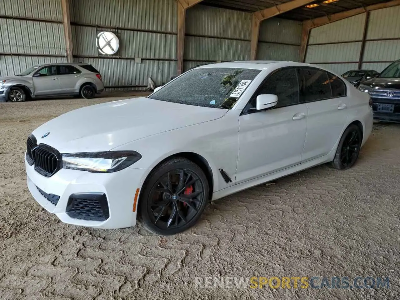 1 fotografías del automóvil dañado WBA53BJ05NWX79517 BMW 5 SERIES 2022