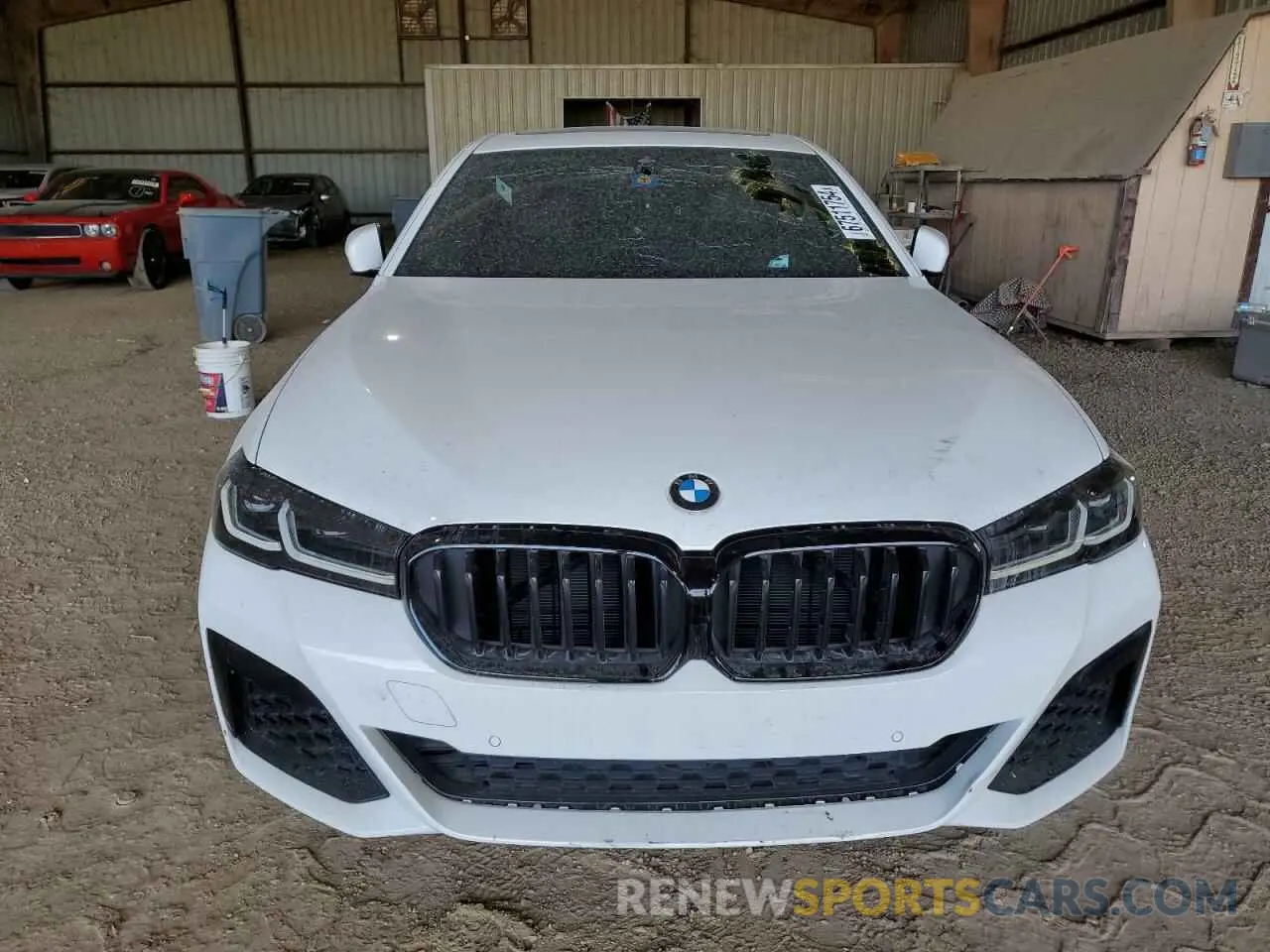 5 fotografías del automóvil dañado WBA53BJ05NWX79517 BMW 5 SERIES 2022
