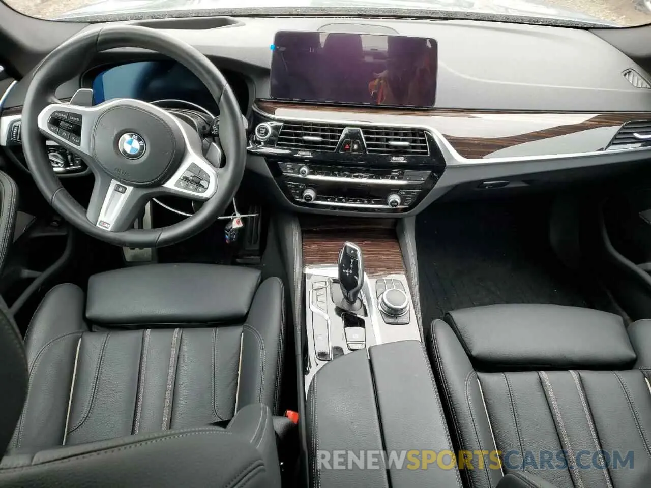 8 fotografías del automóvil dañado WBA73BJ00NCK28938 BMW 5 SERIES 2022