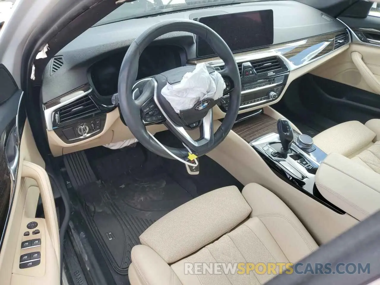 8 fotografías del automóvil dañado WBA73BJ06NCJ37236 BMW 5 SERIES 2022