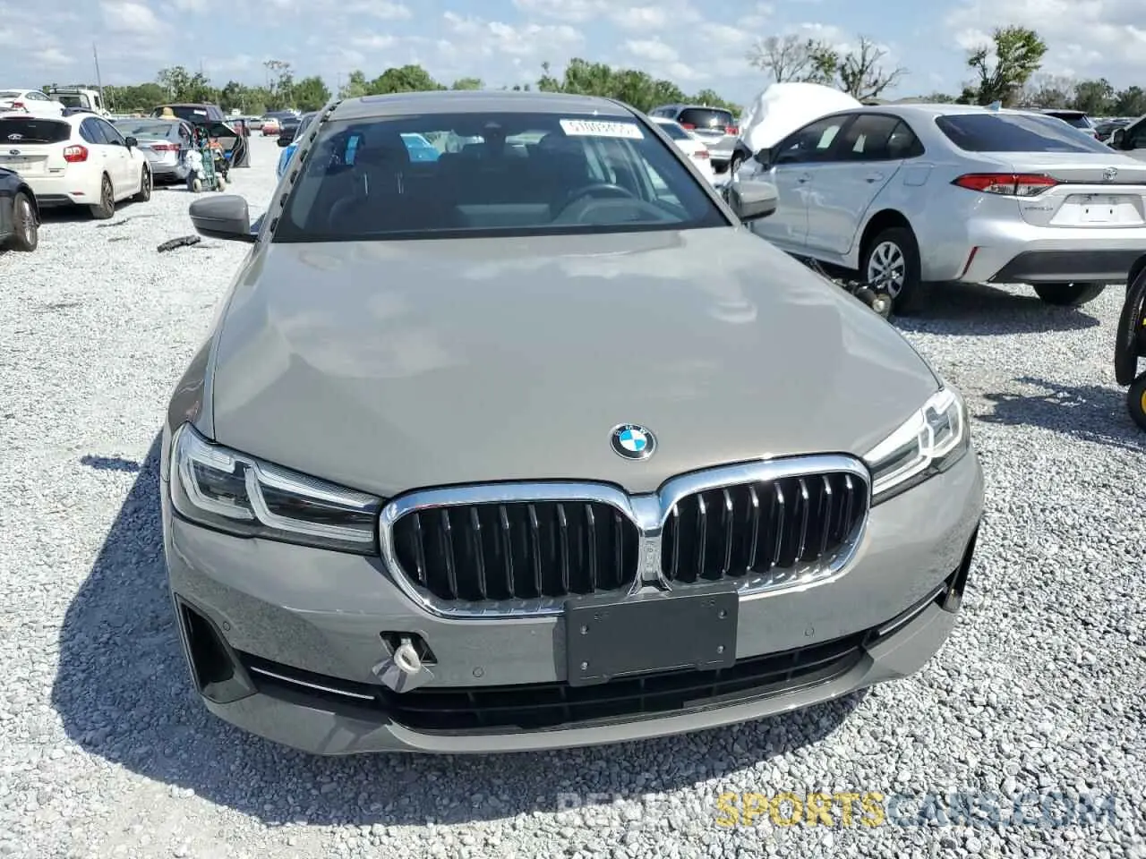 5 fotografías del automóvil dañado WBA73BJ08NWX48450 BMW 5 SERIES 2022