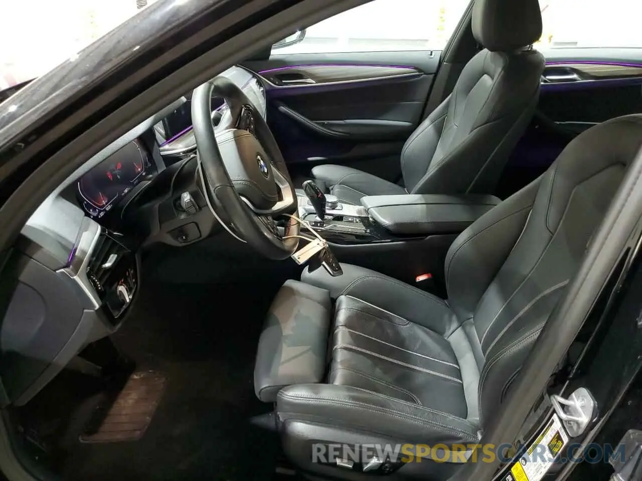 7 fotografías del automóvil dañado WBA73BJ08NWX56967 BMW 5 SERIES 2022