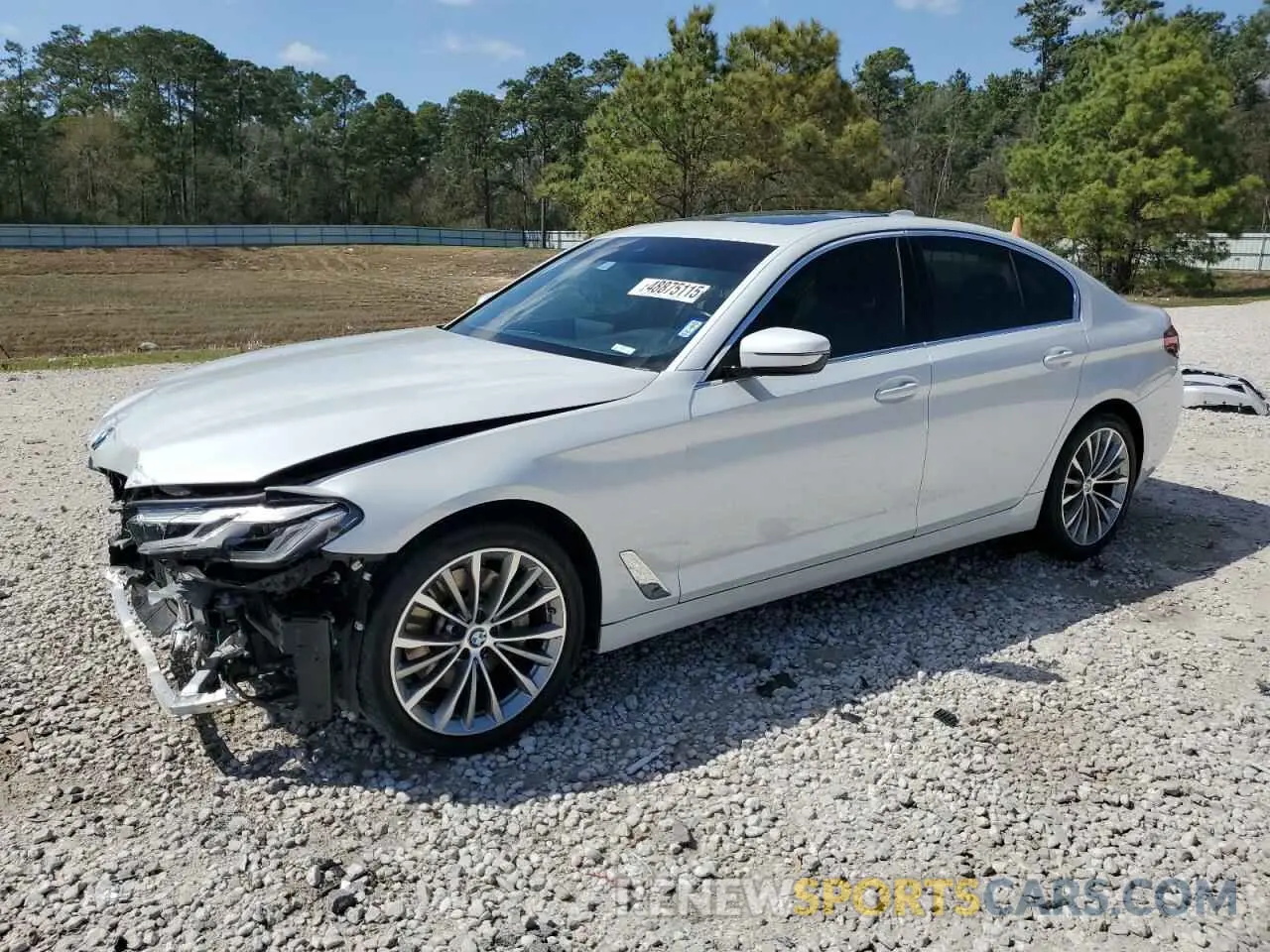 1 fotografías del automóvil dañado WBA53BH04PCN44228 BMW 5 SERIES 2023