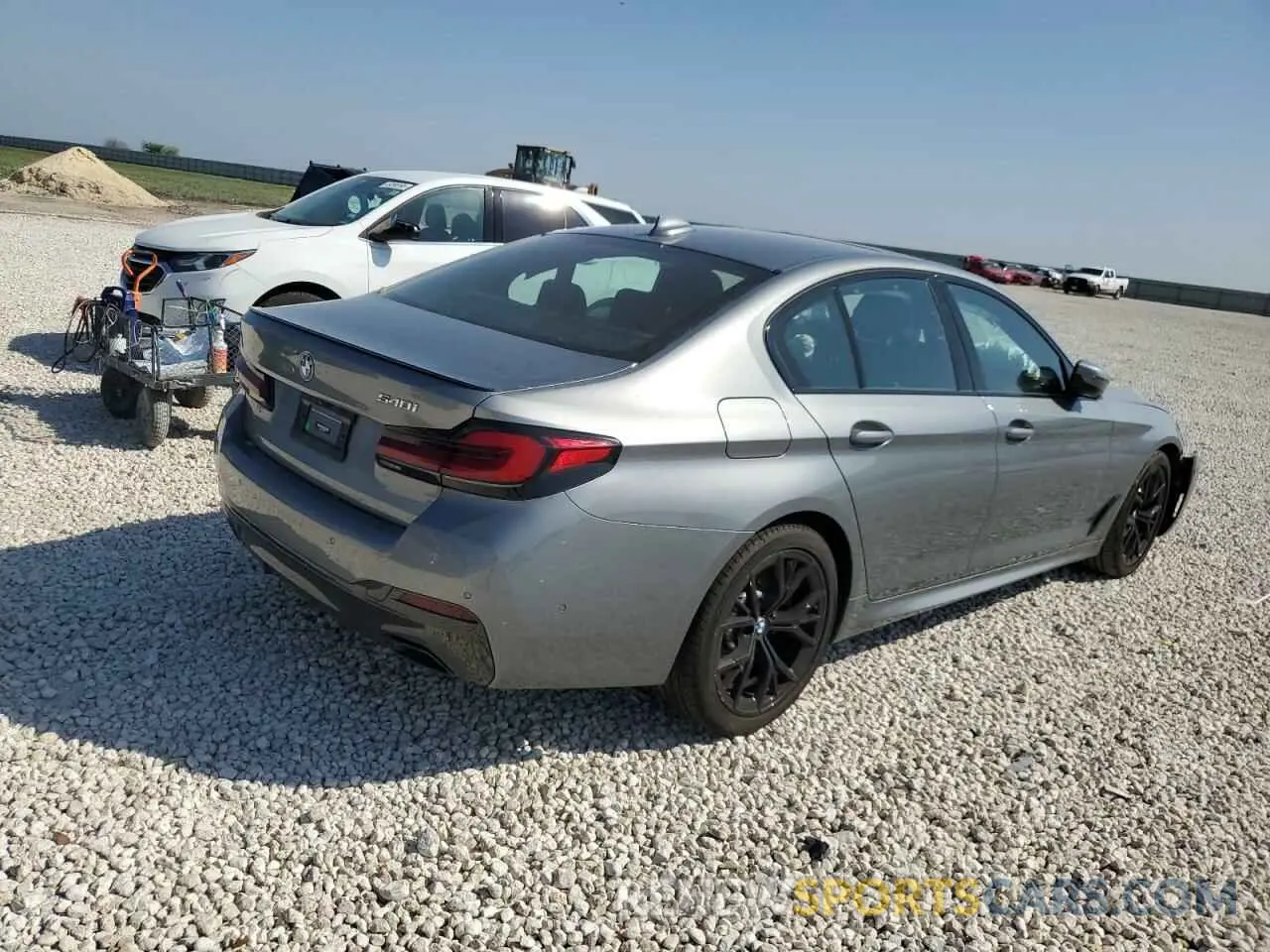 3 fotografías del automóvil dañado WBA53BJ07PCN20046 BMW 5 SERIES 2023
