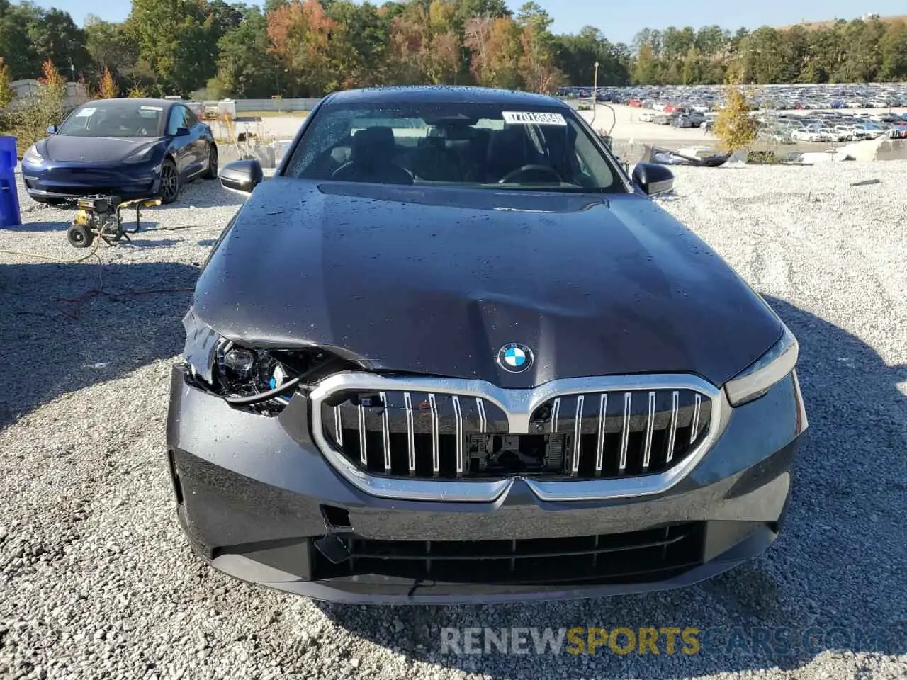 5 fotografías del automóvil dañado WBA43FJ01RCS39432 BMW 5 SERIES 2024