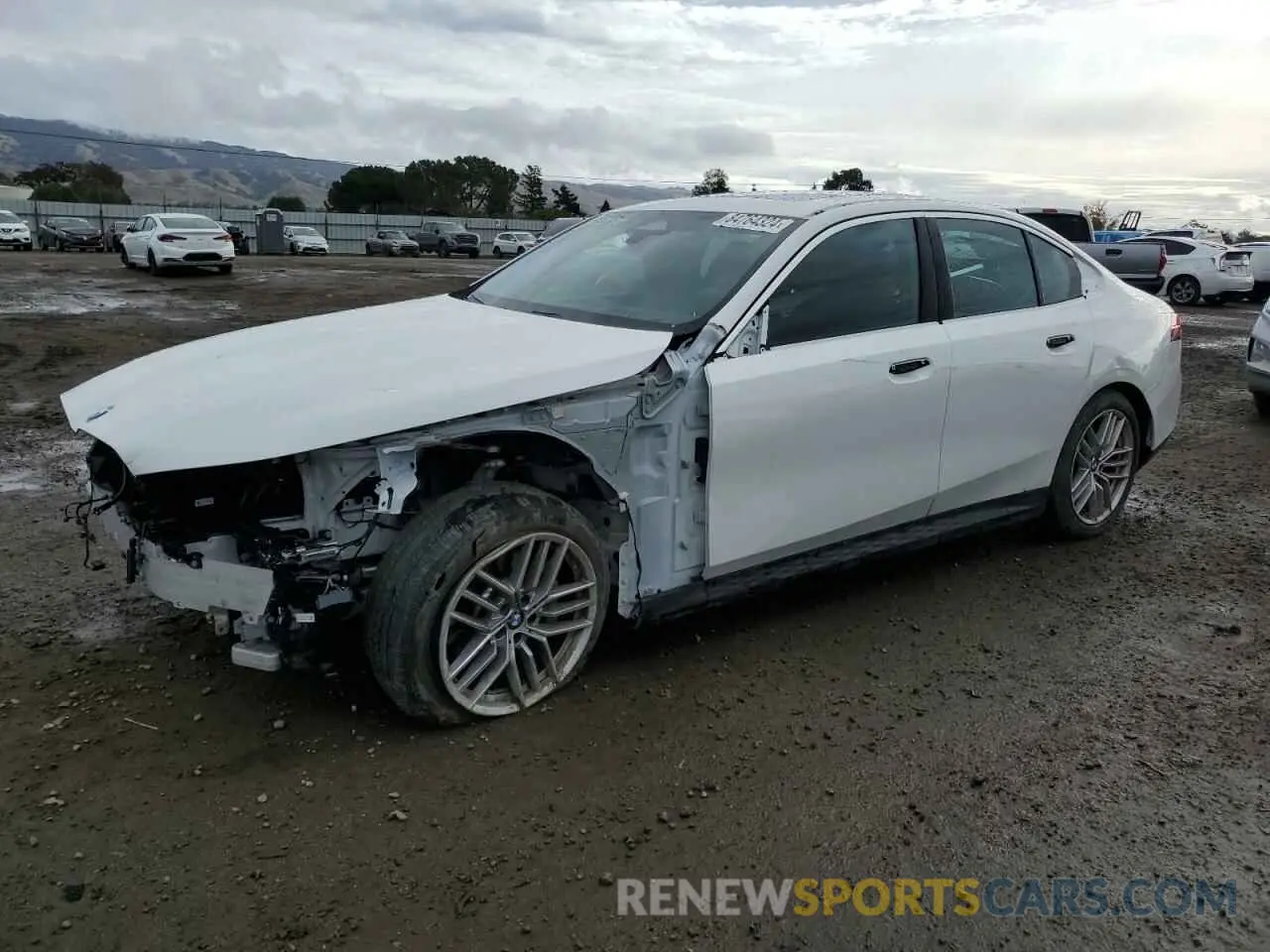 1 fotografías del automóvil dañado WBA43FJ0XRCS14707 BMW 5 SERIES 2024
