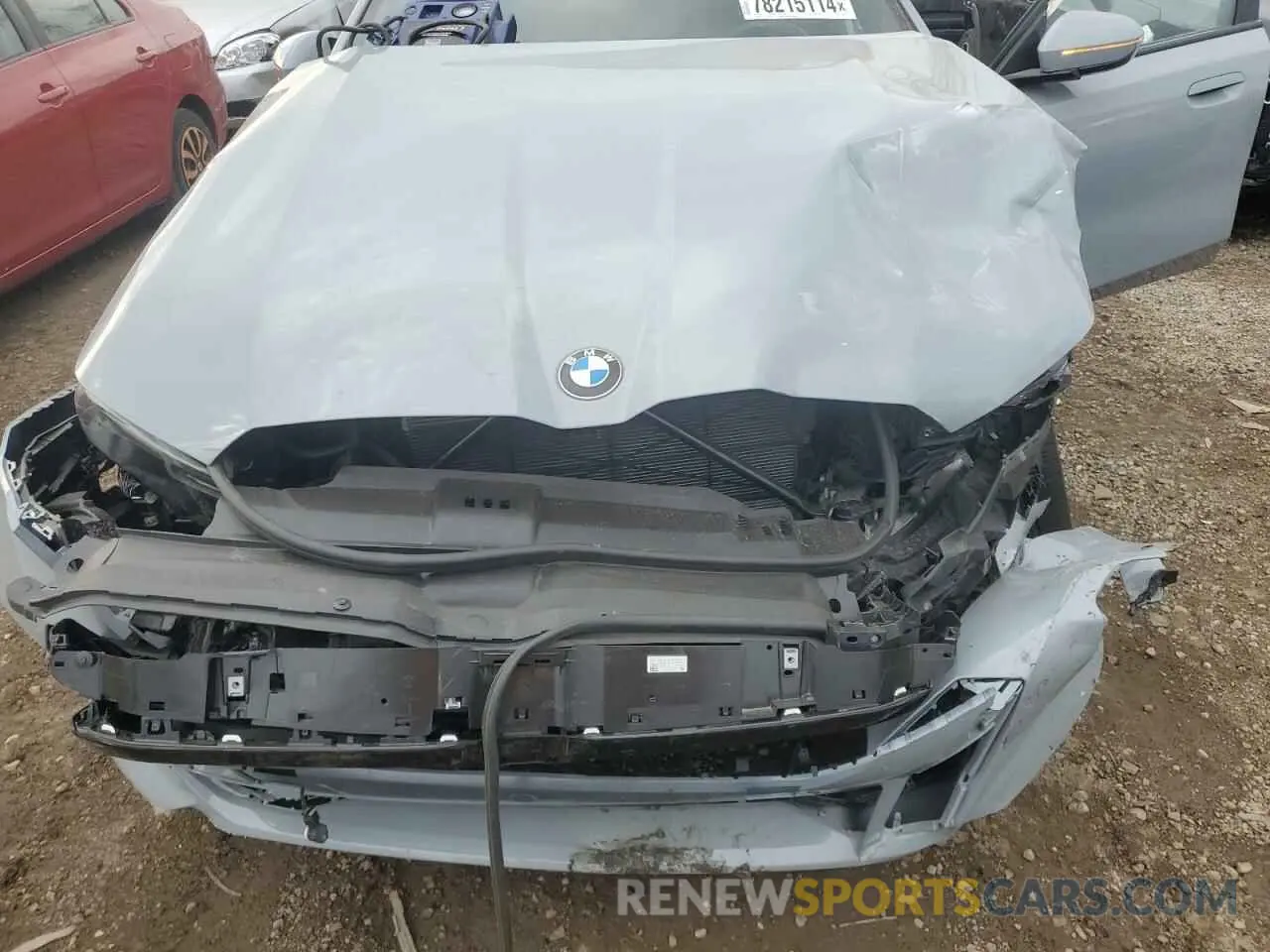 11 fotografías del automóvil dañado WBA53FJ07RCP74205 BMW 5 SERIES 2024