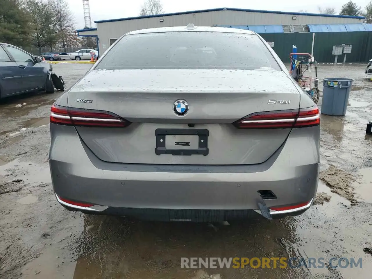 6 fotografías del automóvil dañado WBA53FJ09RCR59579 BMW 5 SERIES 2024