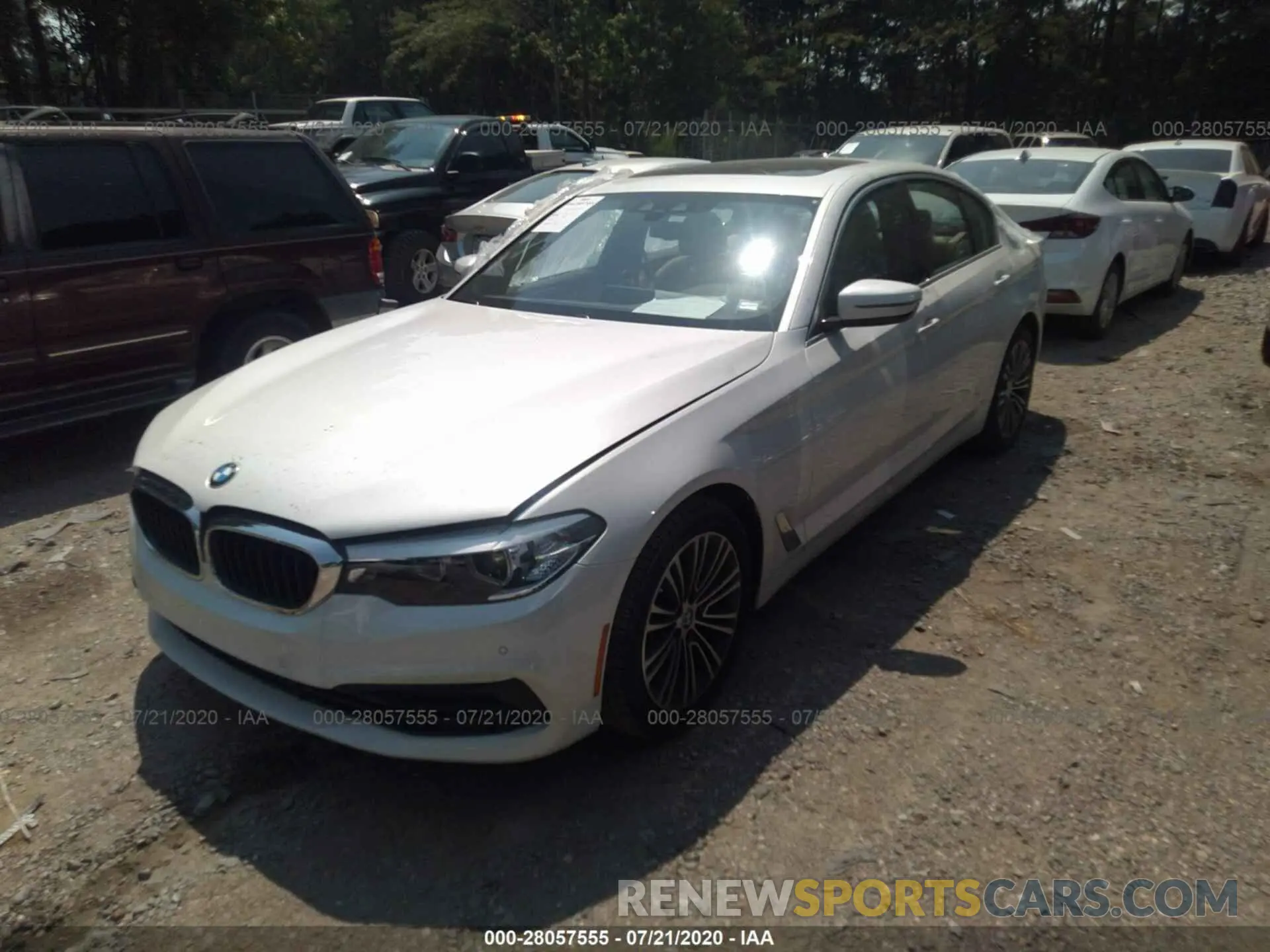 2 fotografías del automóvil dañado WBAJA5C59KWW18758 BMW 530 2019