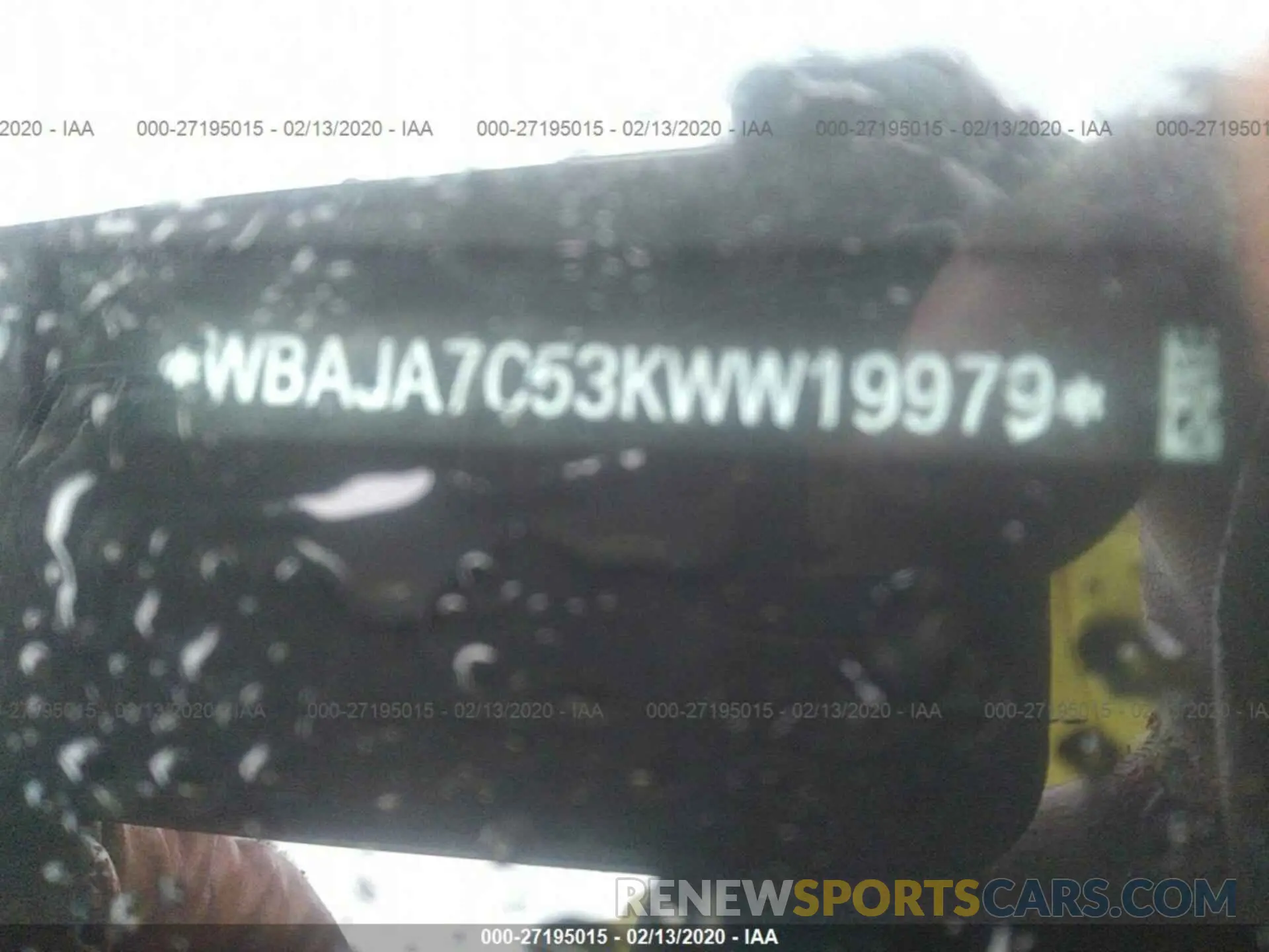 9 fotografías del automóvil dañado WBAJA7C53KWW19979 BMW 530 2019
