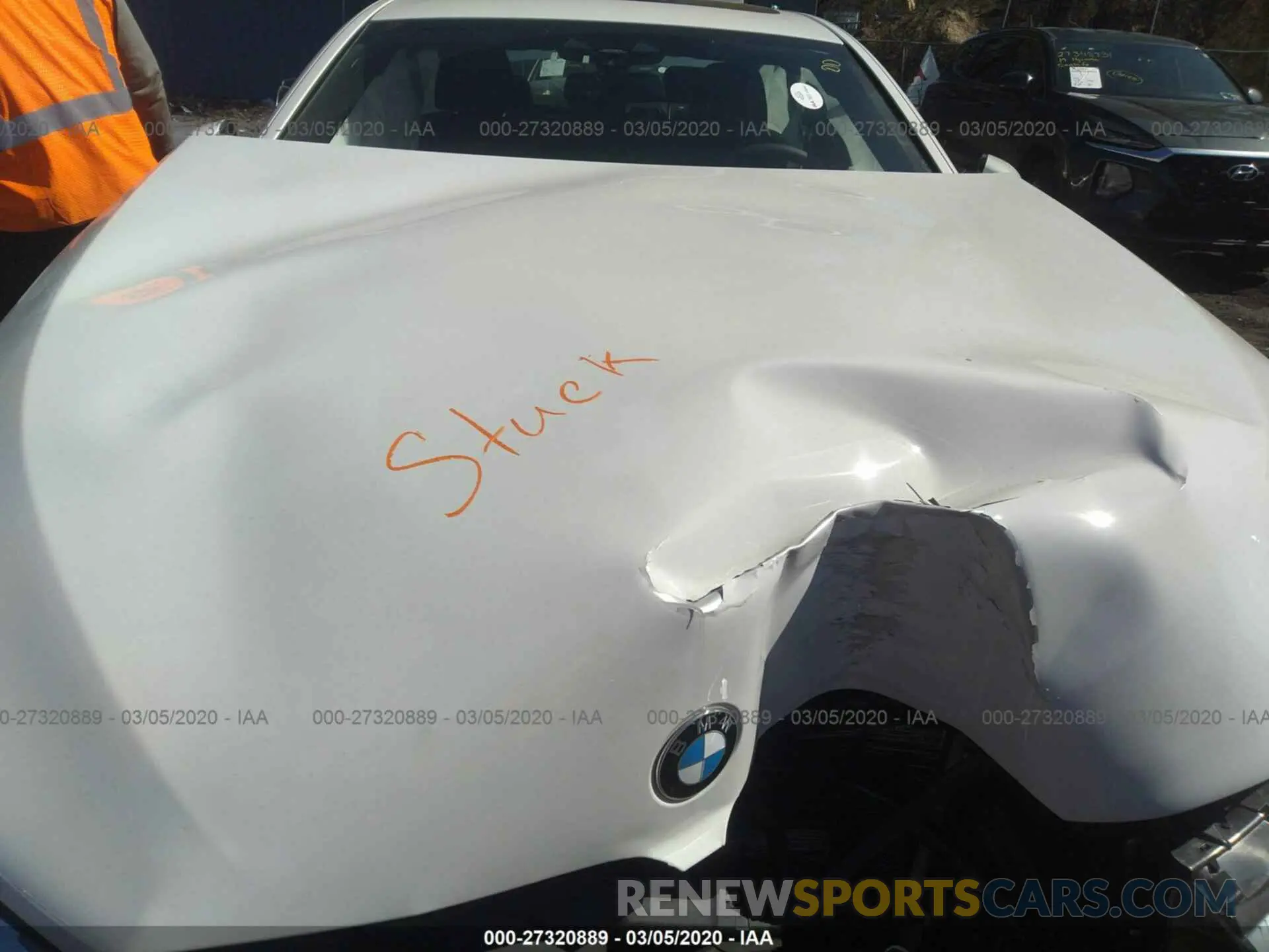 10 fotografías del automóvil dañado WBAJA7C54KWW49220 BMW 530 2019