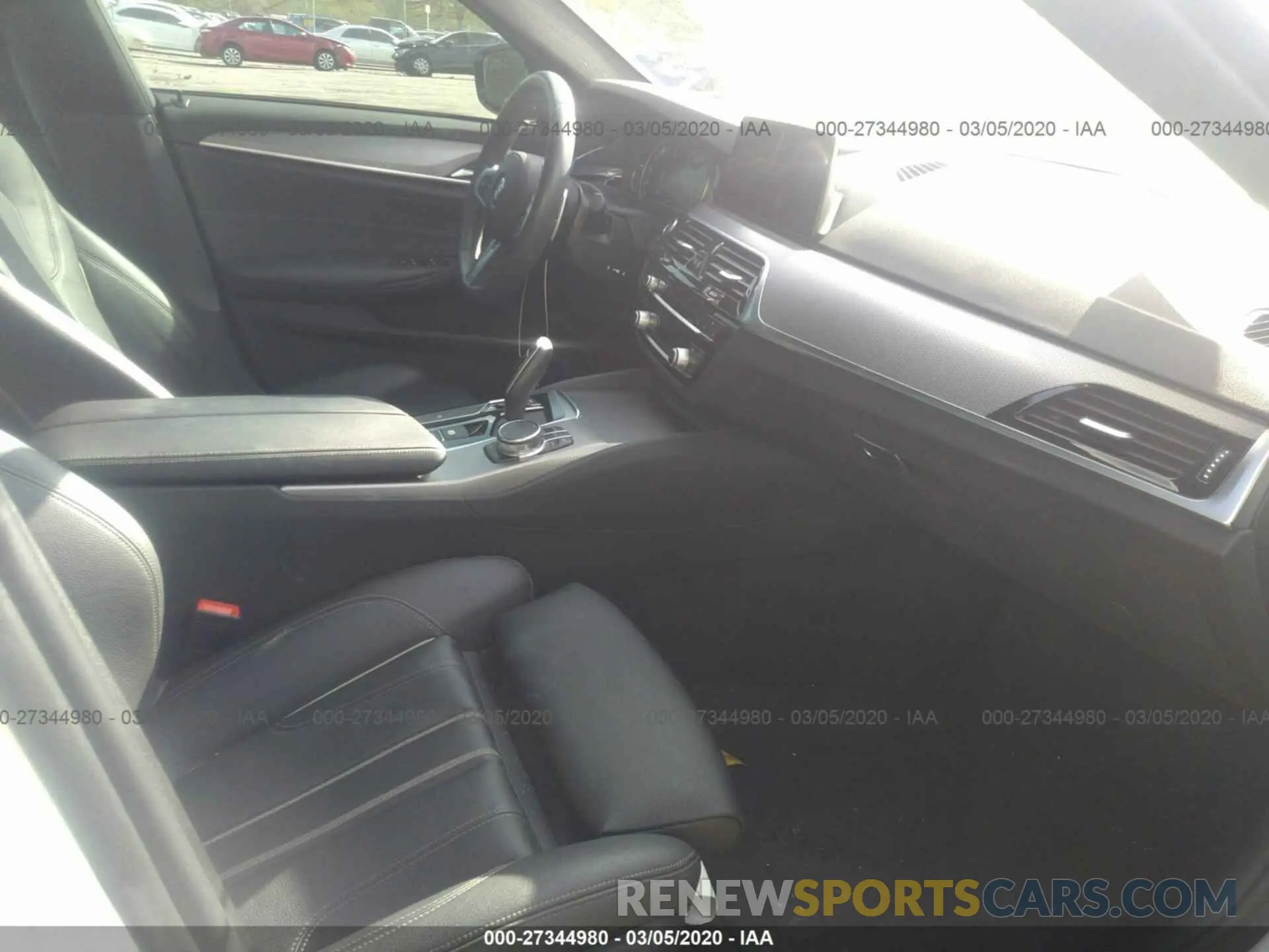 5 fotografías del automóvil dañado WBAJA7C57KWW08757 BMW 530 2019