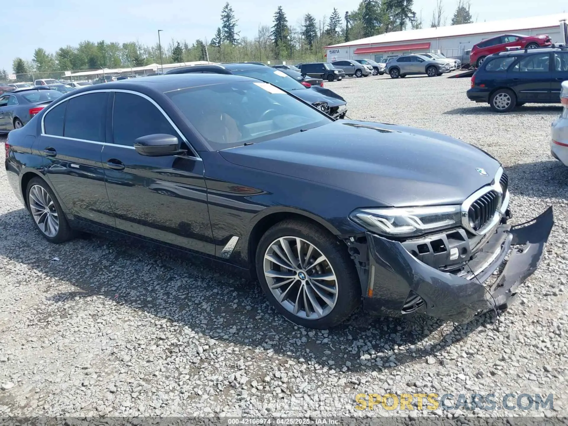 1 fotografías del automóvil dañado WBA13BJ09NWX51234 BMW 530 2022