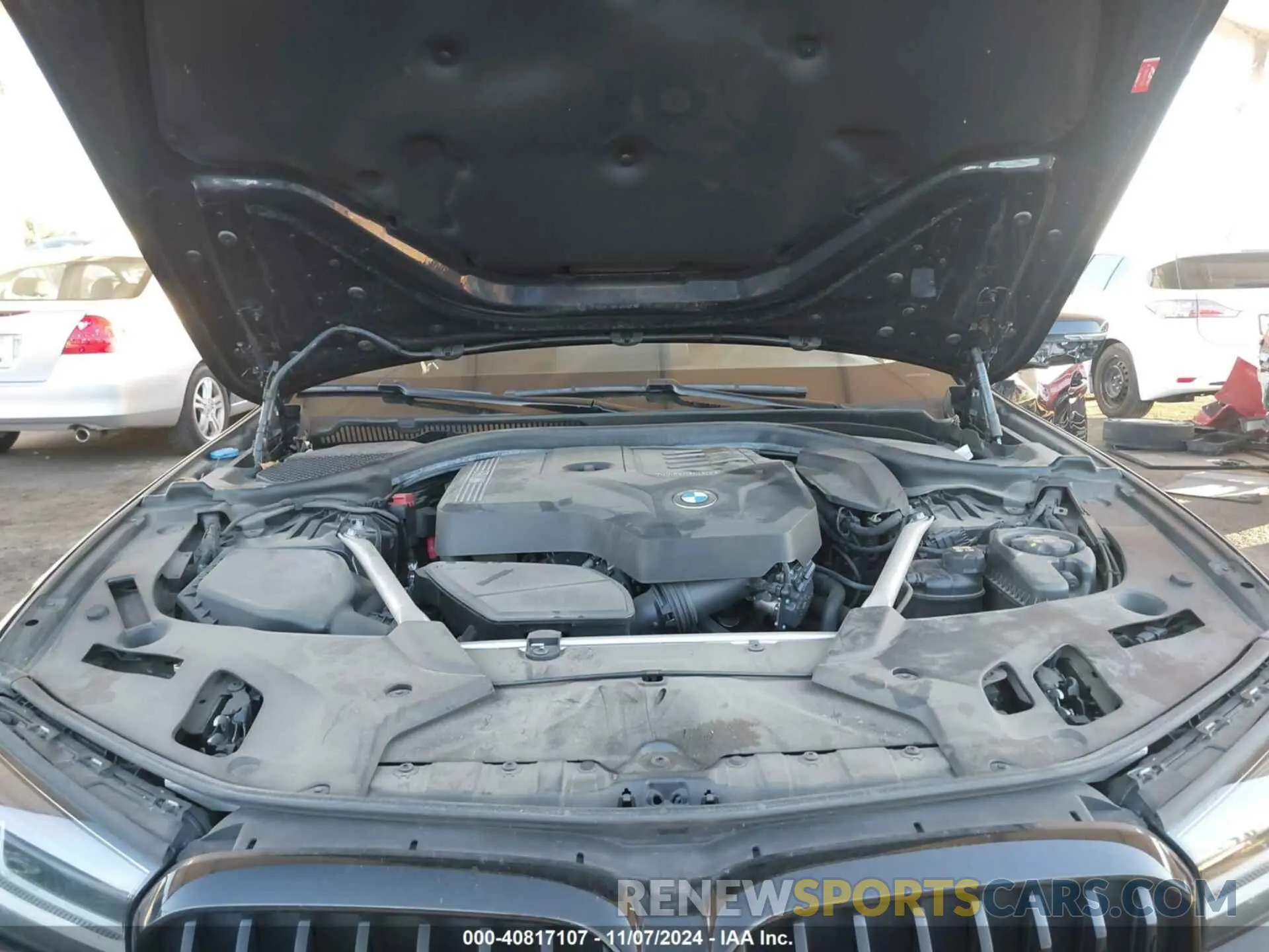10 fotografías del automóvil dañado WBA53BH00NWX49573 BMW 530 2022
