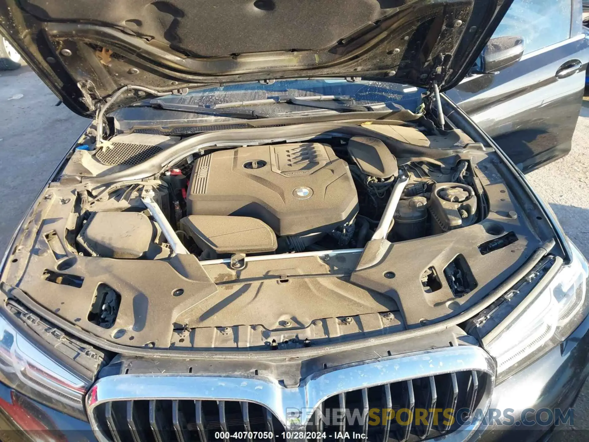 10 fotografías del automóvil dañado WBA53BH01NCH73062 BMW 530 2022