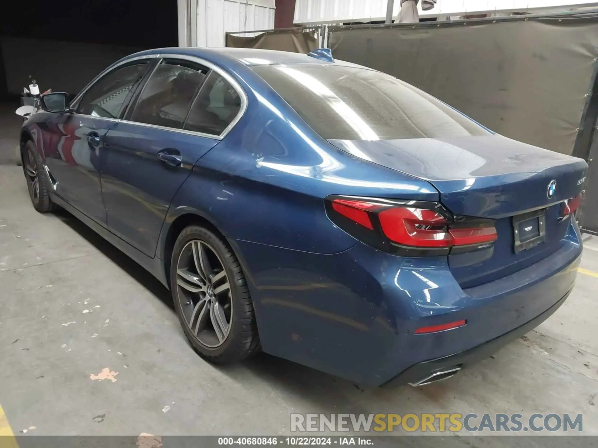 3 fotografías del automóvil dañado WBA53BH07NCJ30888 BMW 530 2022