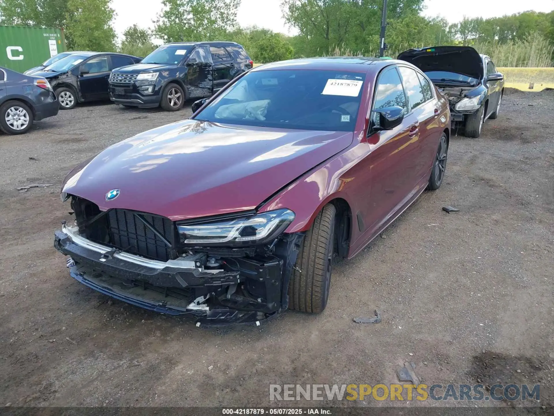 2 fotografías del automóvil dañado WBA13BJ0XPCL92402 BMW 530 2023