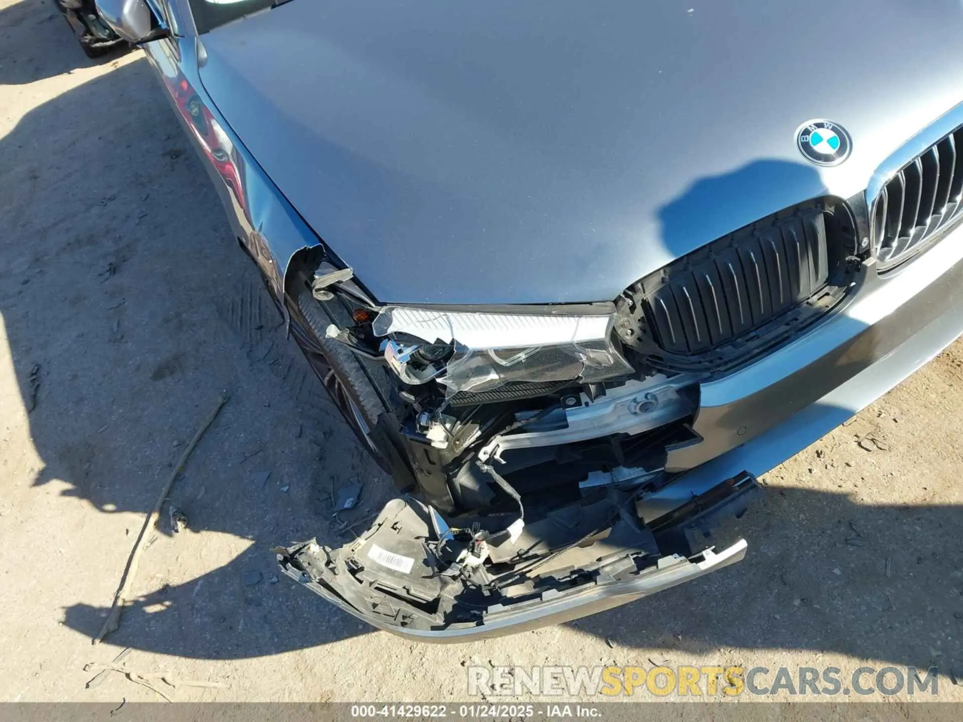 6 fotografías del automóvil dañado WBAJA9C51KB391855 BMW 530E 2019